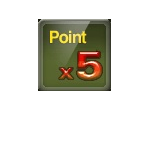 포인트x5(7일)